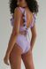 Ruffled one-piece swimsuit, Lavender, XS