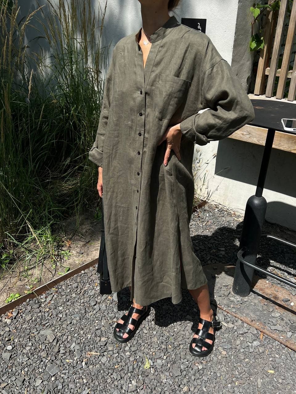 , Khaki, One size