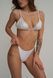 Swimsuit Wiley lamination thong, White