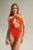 One-piece swimsuit Serena, Orange, XS-S