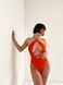 One-piece swimsuit Serena, Orange, XS-S
