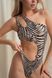 One-piece swimsuit Bali zebra, Print, XS-S