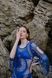Beach lace dress, Blue, S/M