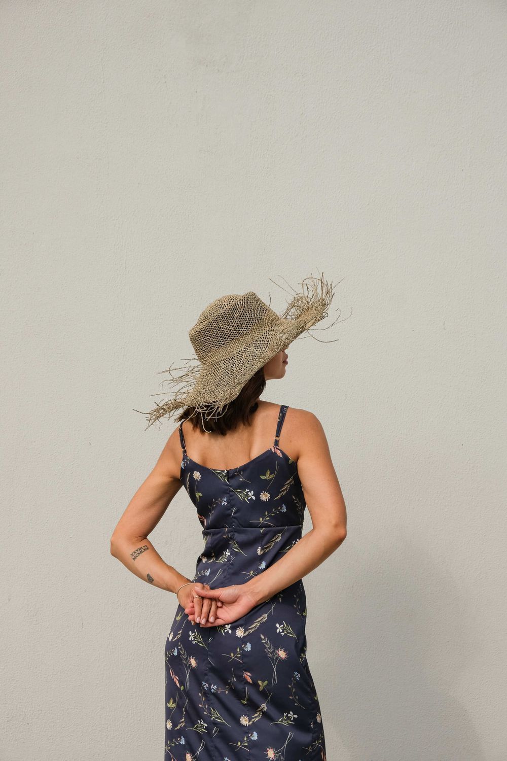 Fringed seaweed hat, One size